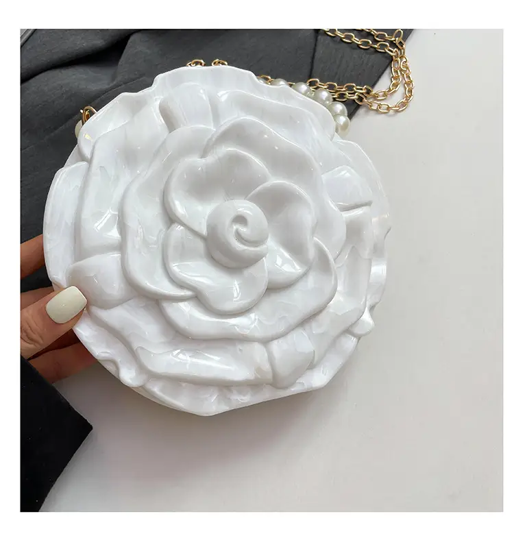 Red Rose Flower Crossbody Clutch Bag for Women — feature 6