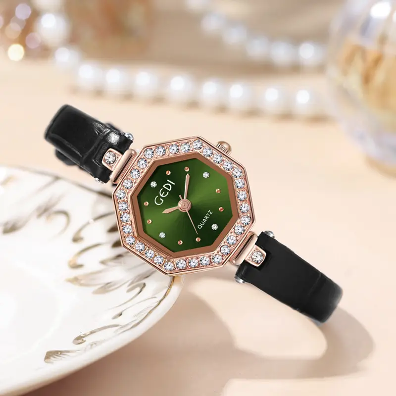 Goldie Light Luxury Octagonal Watch for Women - Image 5