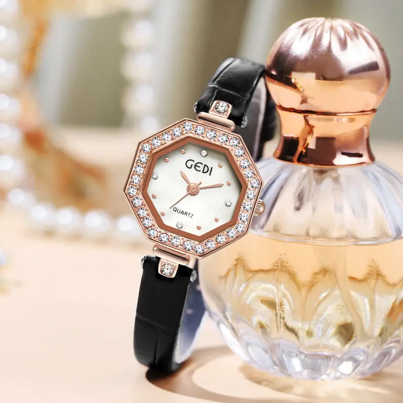 Goldie Light Luxury Octagonal Watch for Women - Image 6