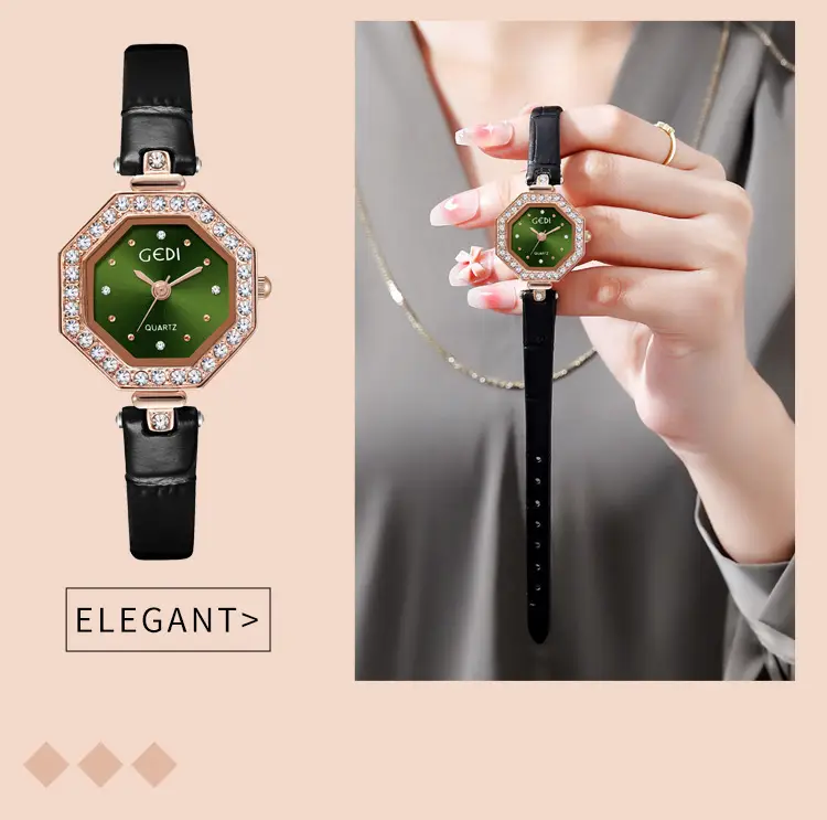 Goldie Light Luxury Octagonal Watch for Women — feature 11