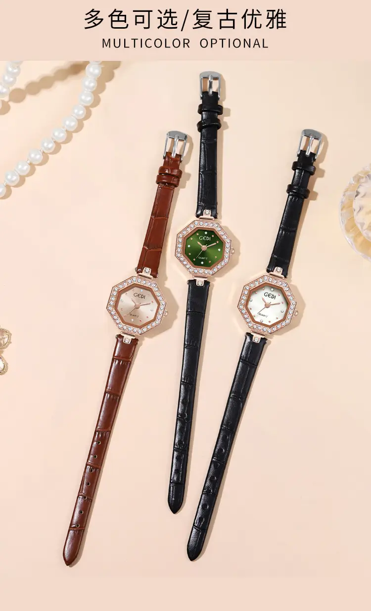 Goldie Light Luxury Octagonal Watch for Women — feature 5