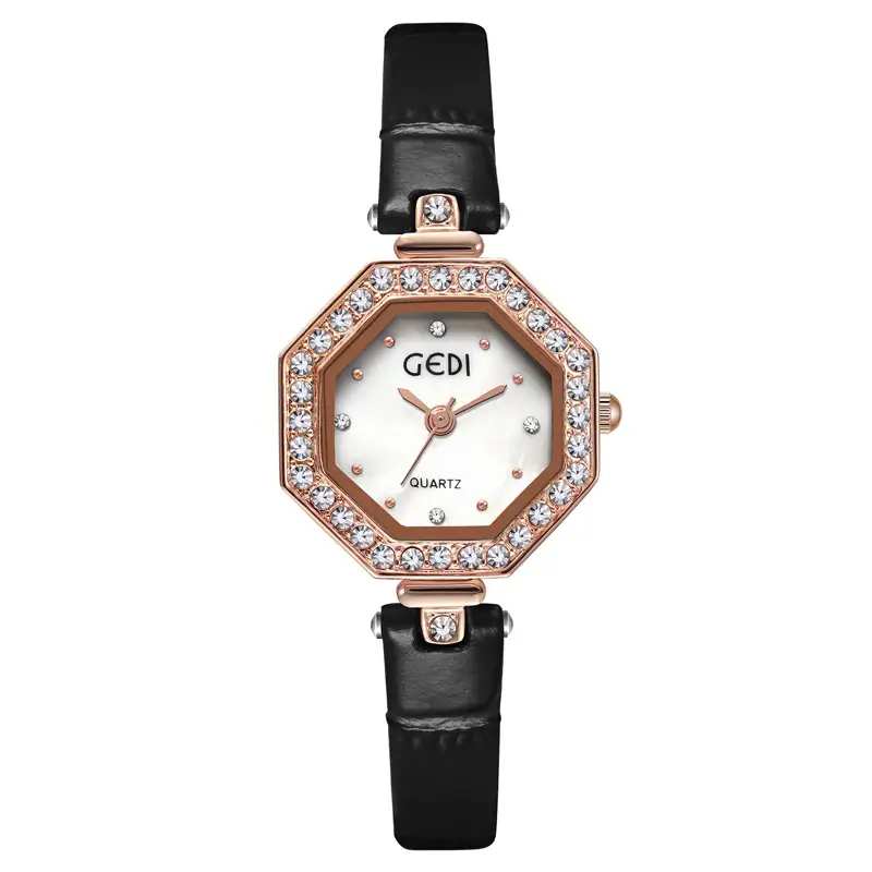 Goldie Light Luxury Octagonal Watch for Women - Image 2