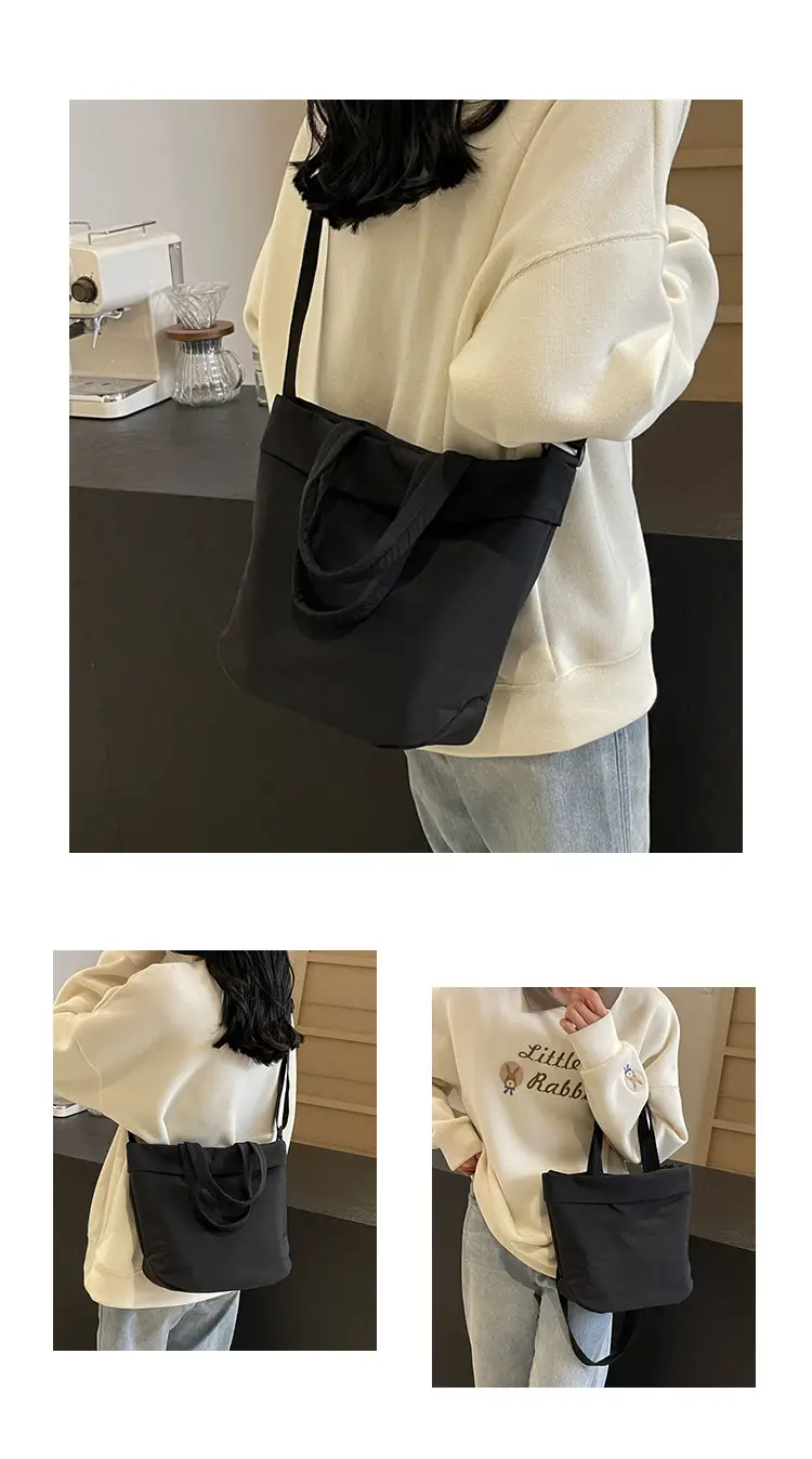 Nylon Crossbody Bag Women's Fashion Solid Color — feature 11