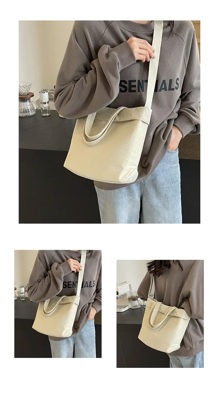 Nylon Crossbody Bag Women's Fashion Solid Color — feature 14