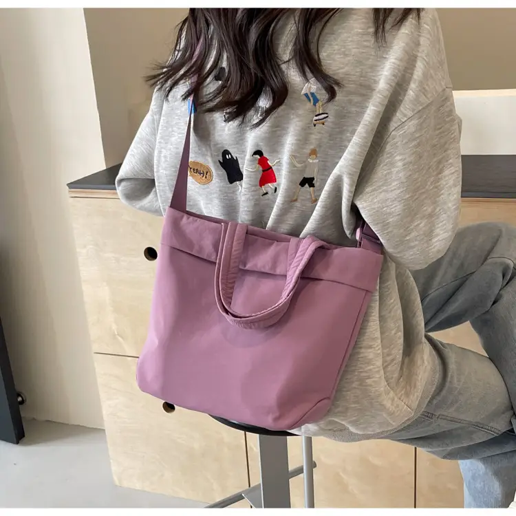 Nylon Crossbody Bag Women's Fashion Solid Color — feature 38