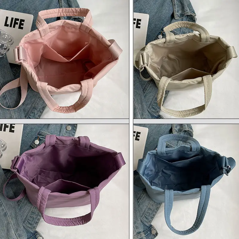 Nylon Crossbody Bag Women's Fashion Solid Color — feature 7