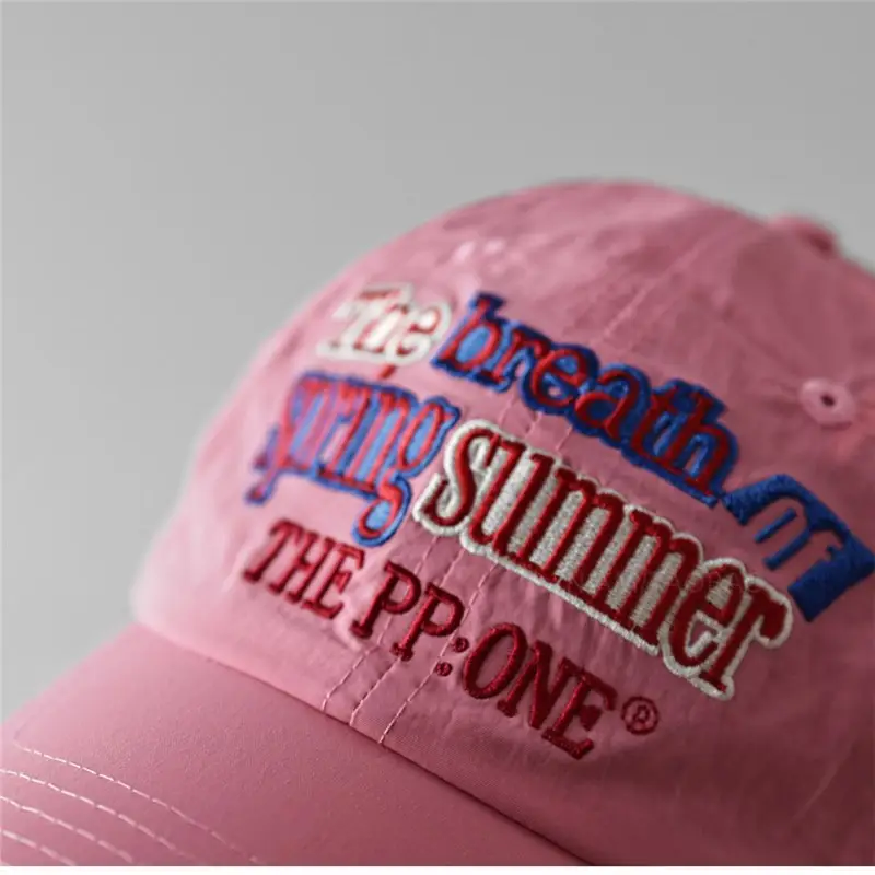 Men Women Fresh Summer Peaked Cap Contrast Color