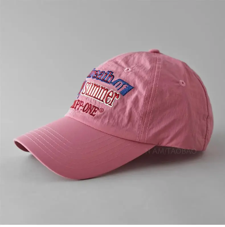 Men Women Fresh Summer Peaked Cap Contrast Color — feature 10