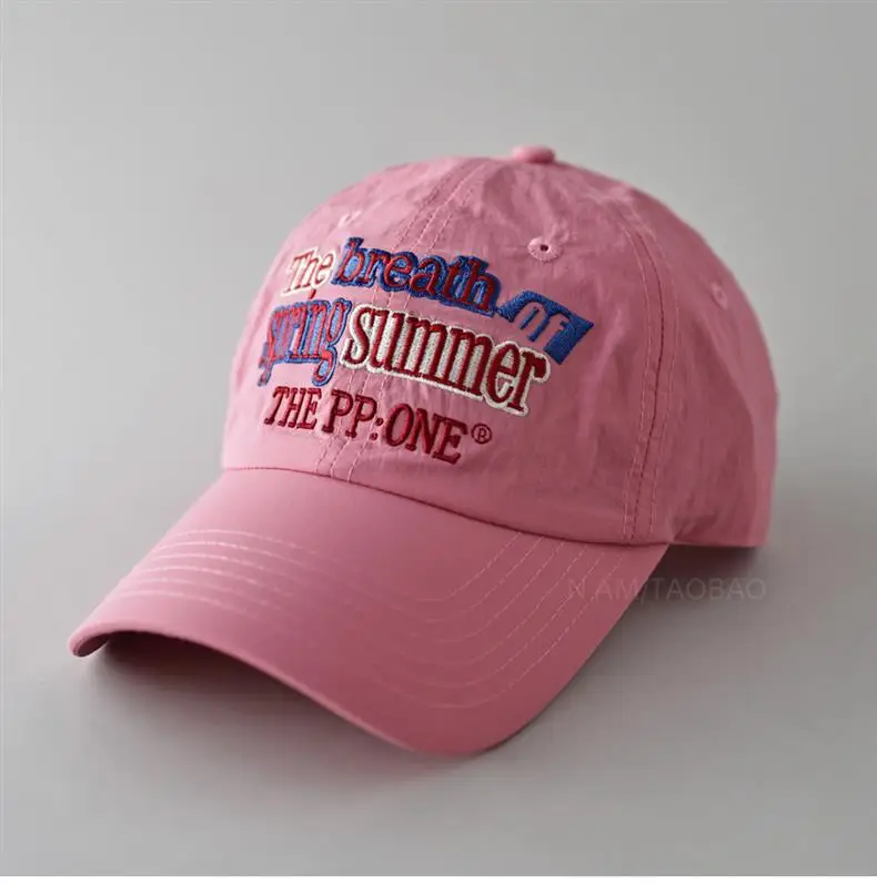 Men Women Fresh Summer Peaked Cap Contrast Color — feature 3