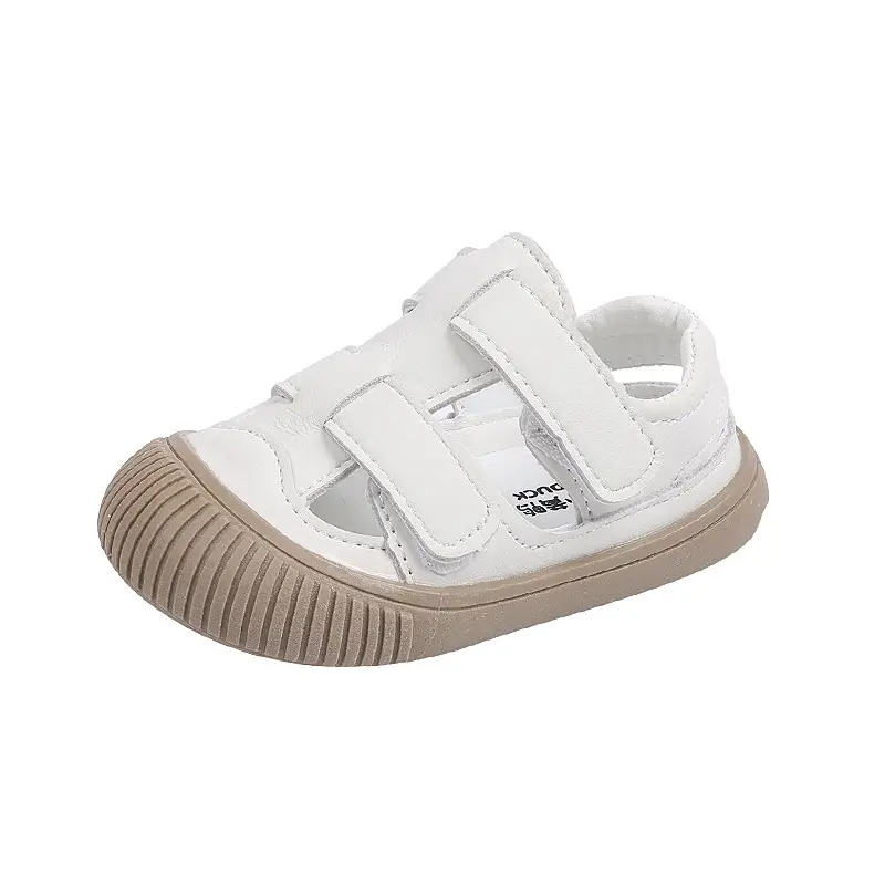 White Strap Sandals for Baby Toddler 1-3Yr Non-Slip