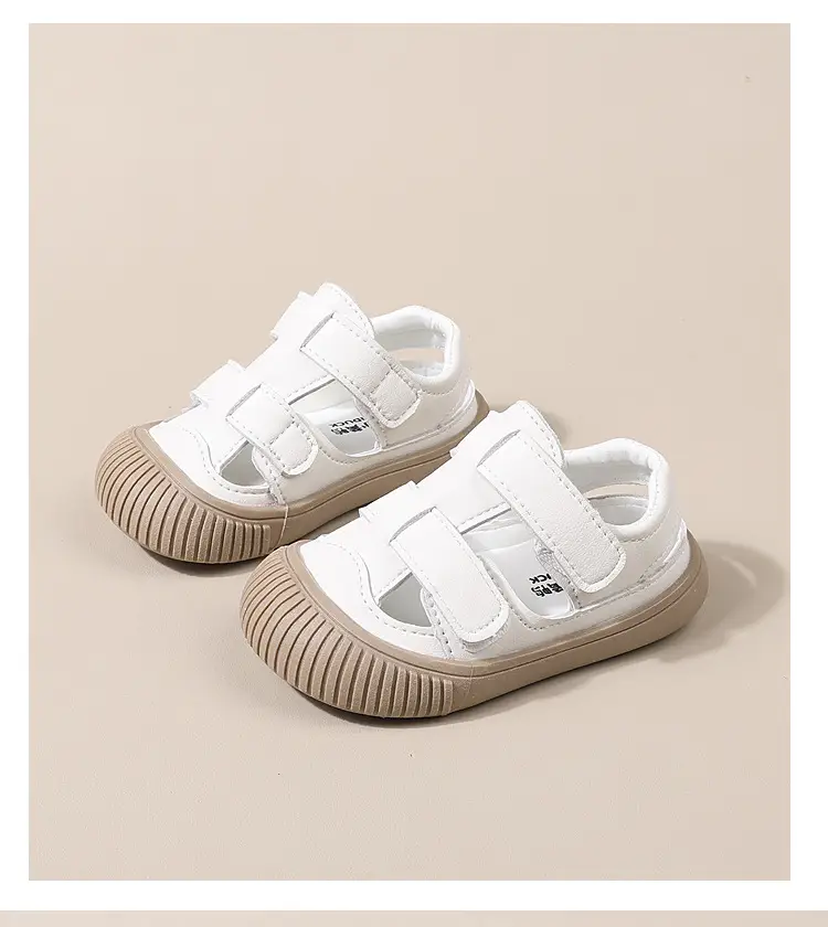White Strap Sandals for Baby Toddler 1-3Yr Non-Slip — feature 15
