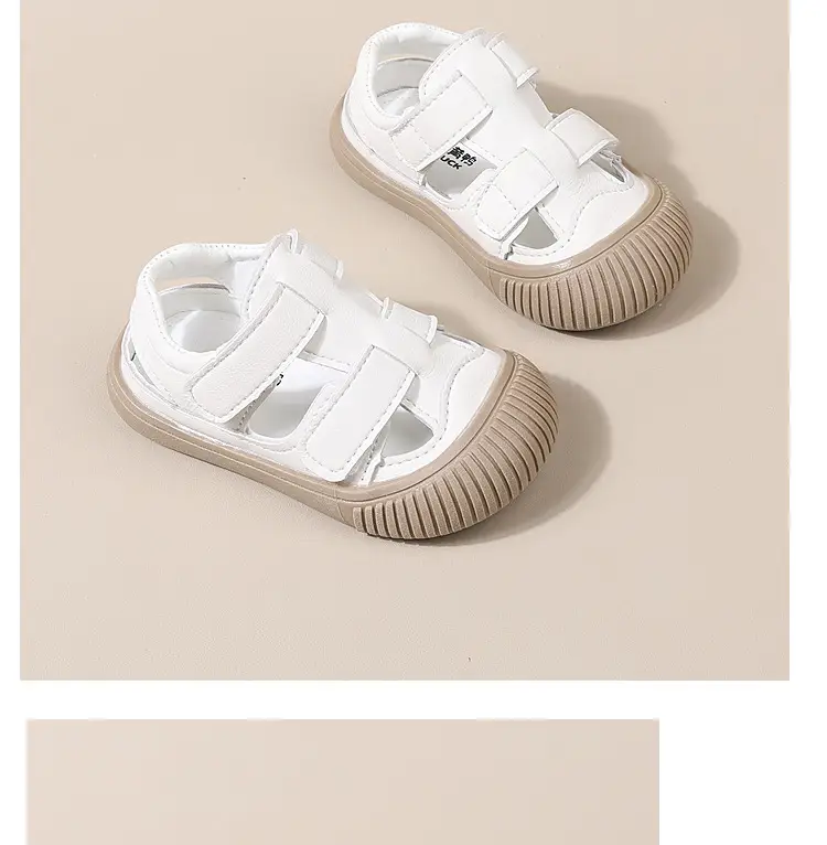 White Strap Sandals for Baby Toddler 1-3Yr Non-Slip — feature 4