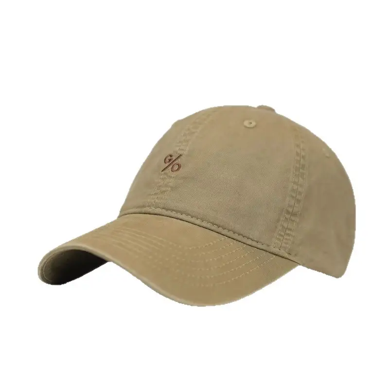 Purple Washed Cotton Baseball Cap Unisex Curved Brim - Image 12