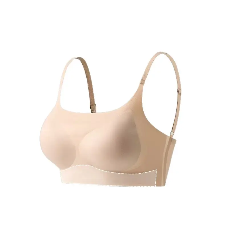 Jelly Push-Up Bra Fixed Cup Anti-Sagging - Image 5