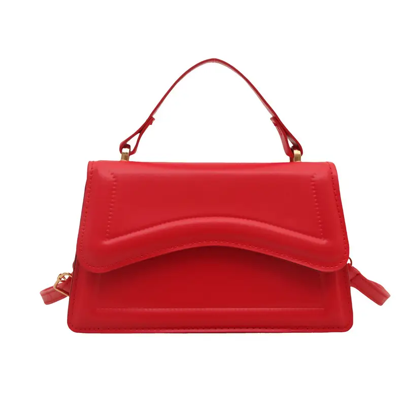 Red French Style Crossbody Bag for Women