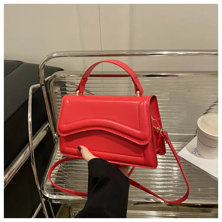 Red French Style Crossbody Bag for Women — feature 35
