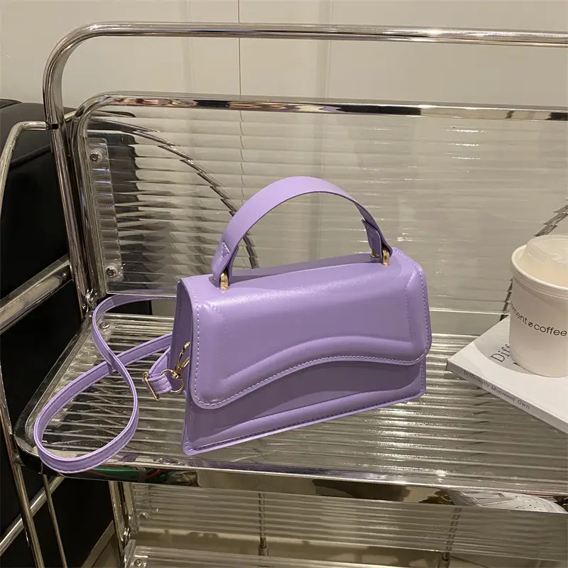 Red French Style Crossbody Bag for Women