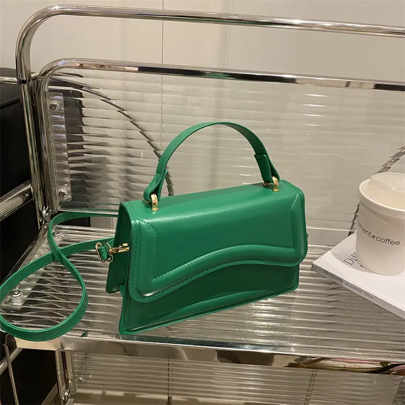 Red French Style Crossbody Bag for Women
