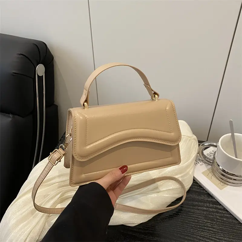 Red French Style Crossbody Bag for Women