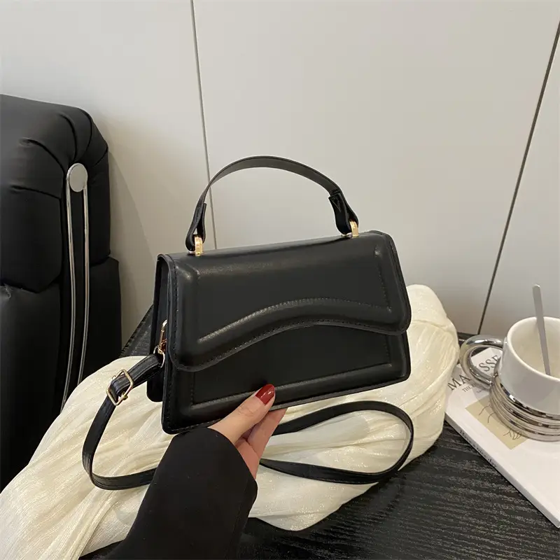 Red French Style Crossbody Bag for Women