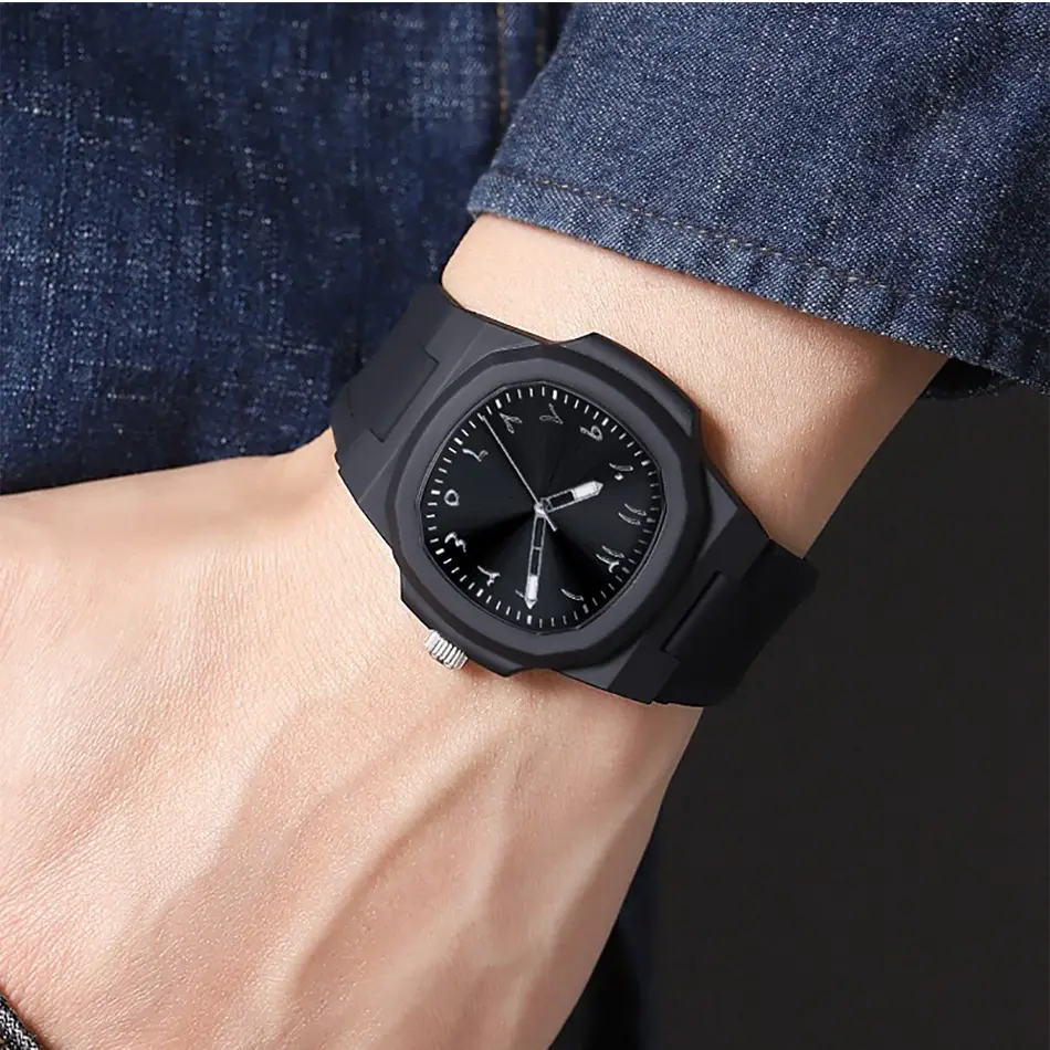 Bujiada White Nautilus Style Quartz Watch for Men — feature 14