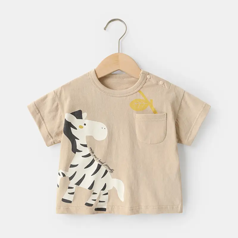 Kaka Panda Bear Print Sleeveless T-Shirt for Girls