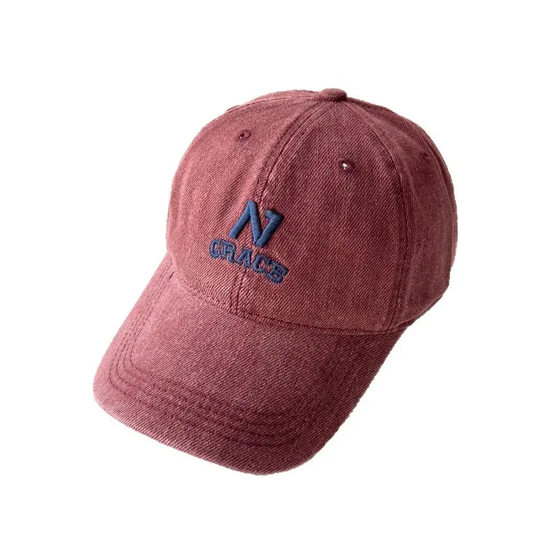 Gray Three-Dimensional Letter Embroidered Baseball Cap - Image 10