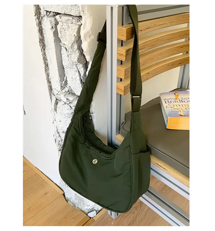 Pink Nylon Shoulder Bag for Women — feature 38