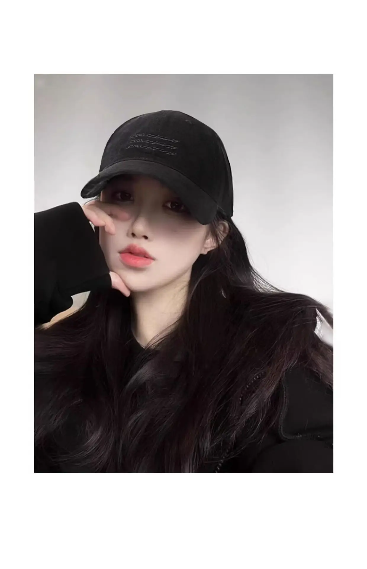 Women's Red Baseball Cap with "My Pudit" Embroidery — feature 10