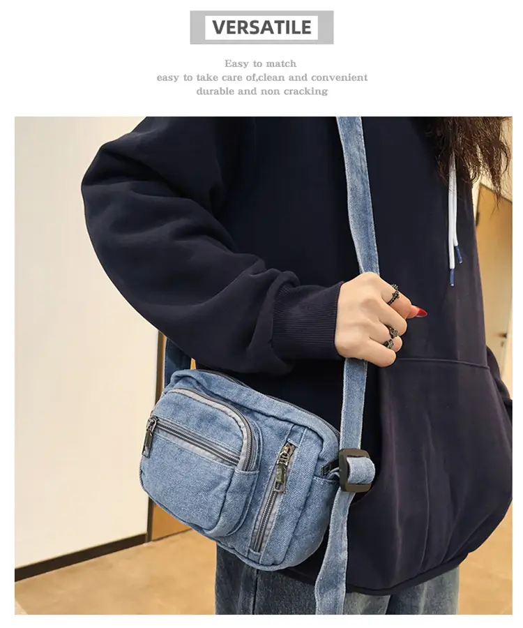 Denim Crossbody Bag for College Students 2025 — feature 11