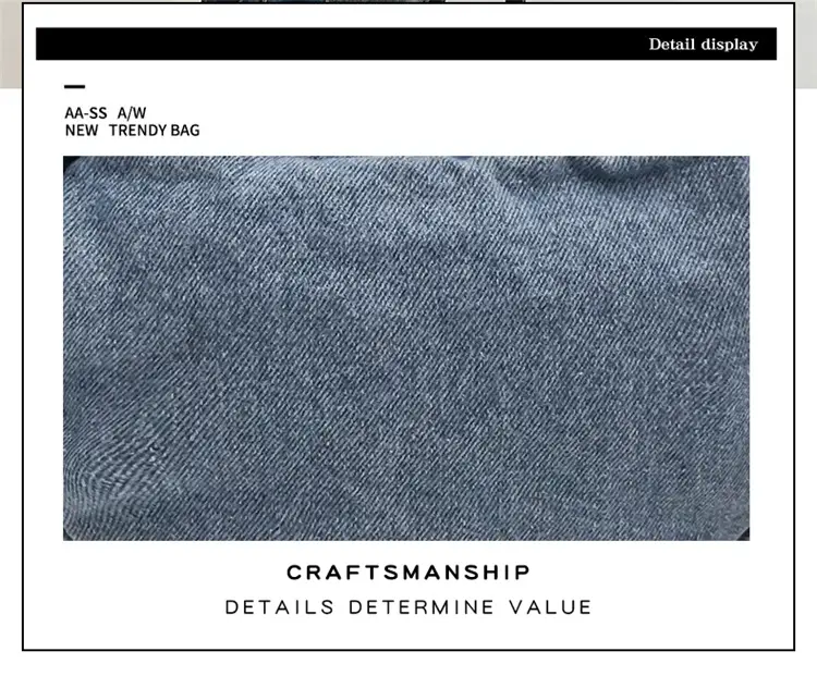 Denim Crossbody Bag for College Students 2025 — feature 4