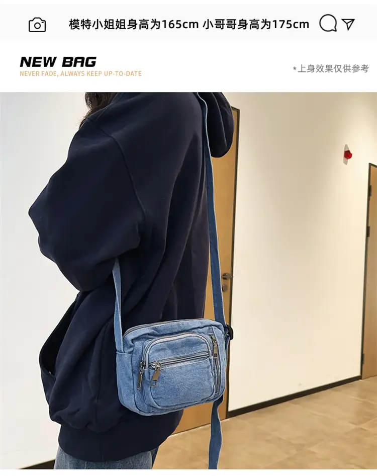 Denim Crossbody Bag for College Students 2025 — feature 5