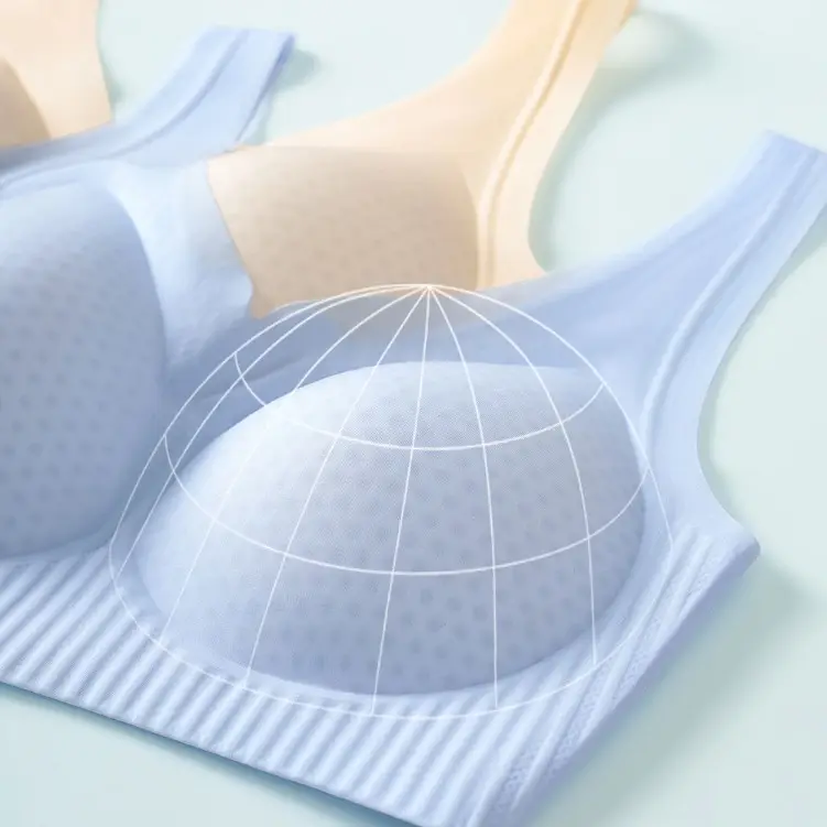Ultra-Thin Cross-Border Cool Vest Bra Jelly Lifting Push-Up