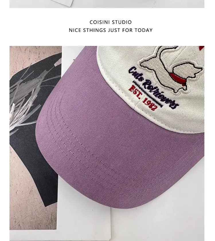 Korean Style Dog Cap Women Sunshade Spring Summer — feature 11