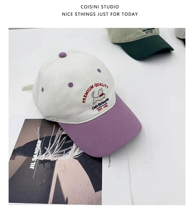 Korean Style Dog Cap Women Sunshade Spring Summer — feature 14