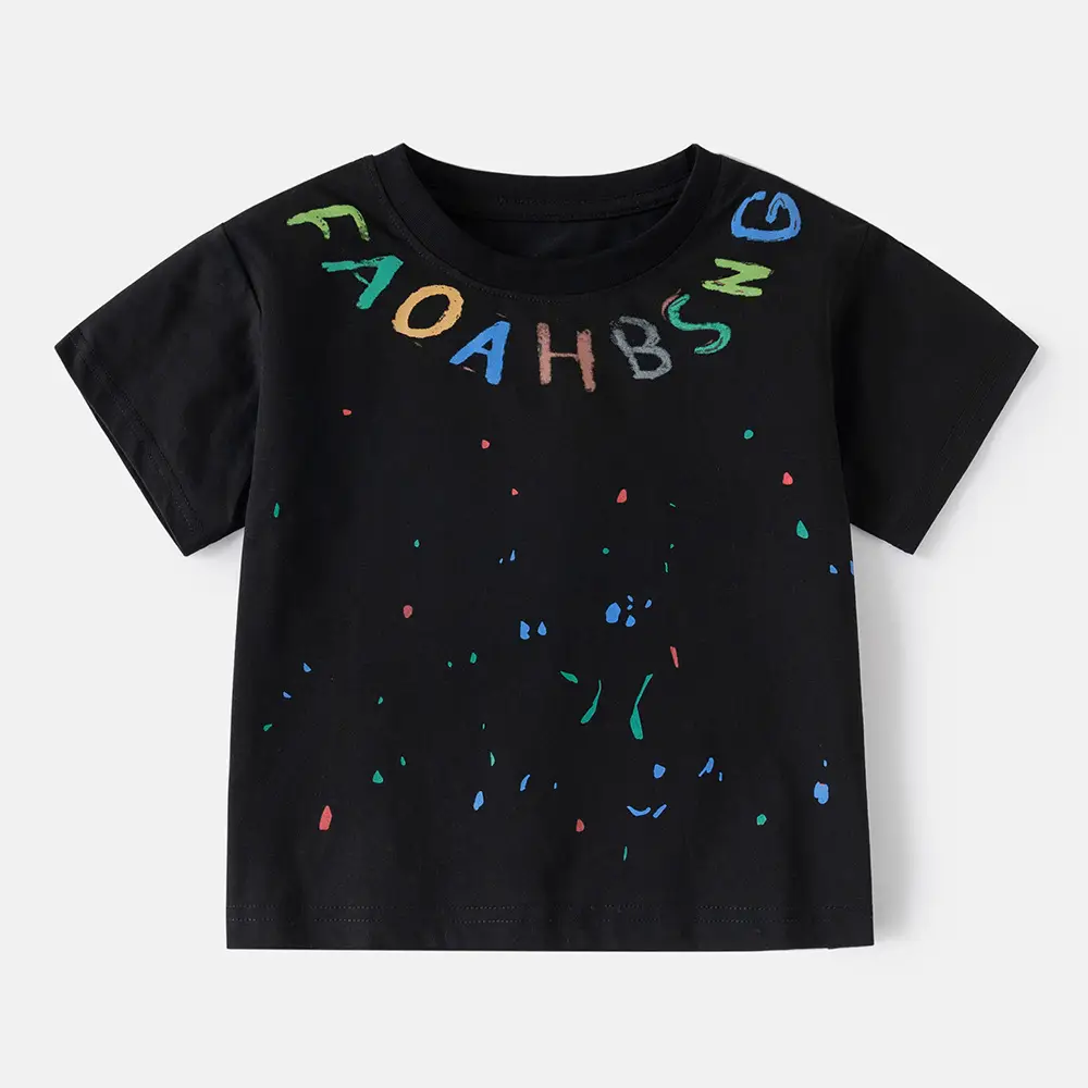 Boys T-Shirt Black MZABHST 2025 Medium Large - Image 2