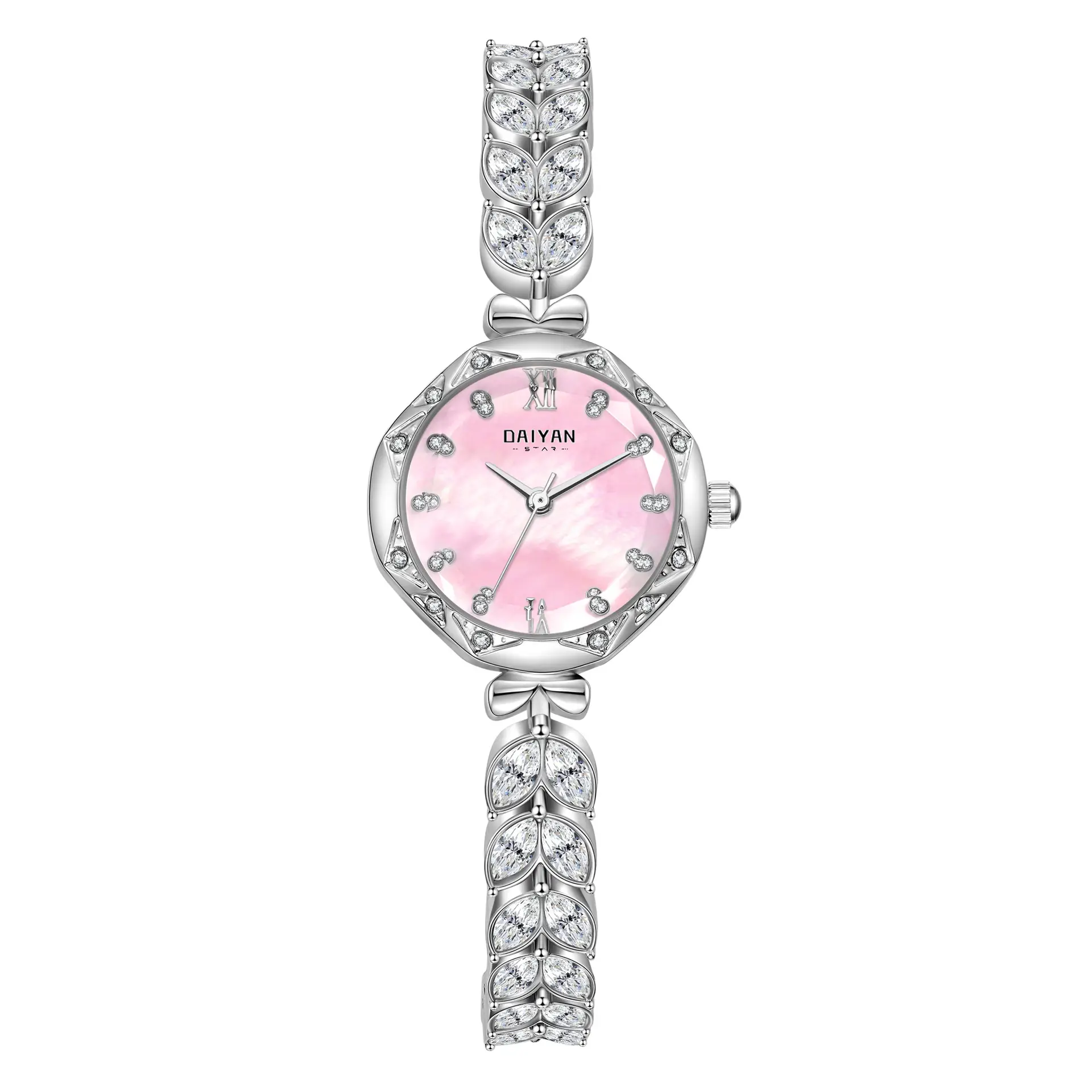 Women's Mermaid Diamond Watch Purple Quartz - Image 2