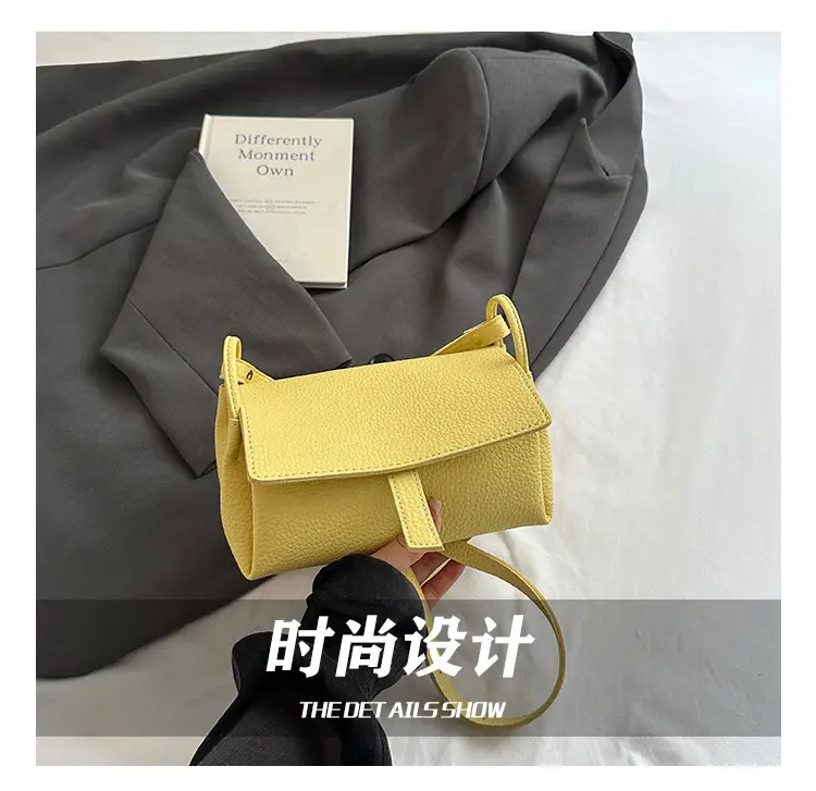 Women's Beige Leather Shoulder Crossbody Bag — feature 17