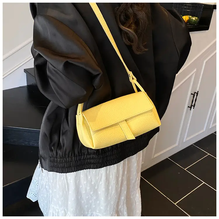 Women's Beige Leather Shoulder Crossbody Bag — feature 18