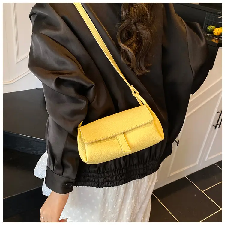 Women's Beige Leather Shoulder Crossbody Bag — feature 19