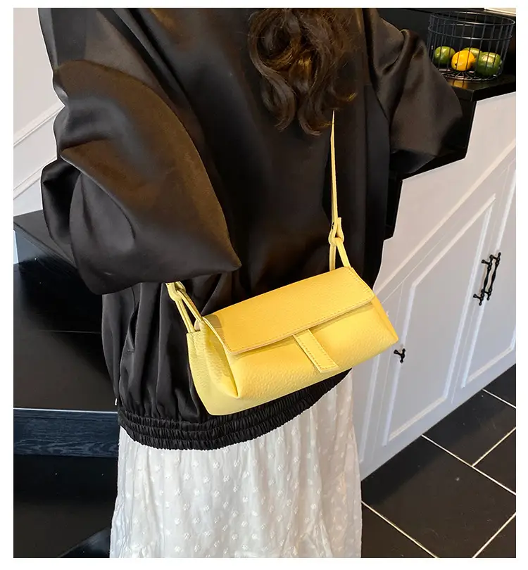 Women's Beige Leather Shoulder Crossbody Bag — feature 2