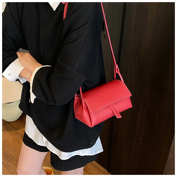 Women's Beige Leather Shoulder Crossbody Bag — feature 23