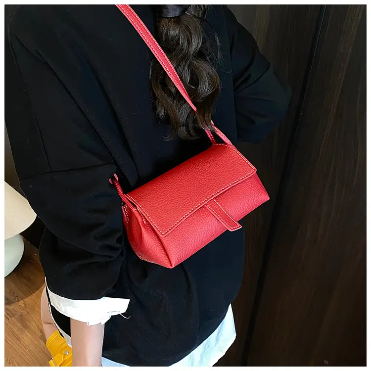 Women's Beige Leather Shoulder Crossbody Bag — feature 24
