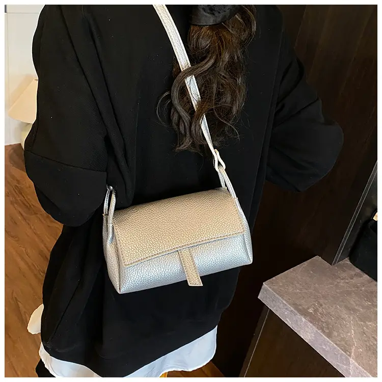 Women's Beige Leather Shoulder Crossbody Bag — feature 27