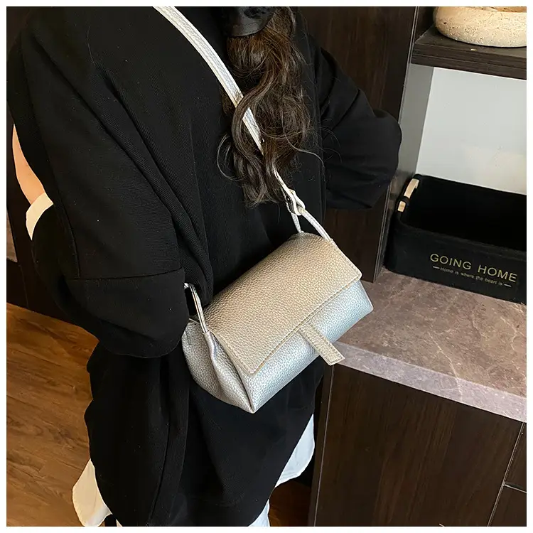 Women's Beige Leather Shoulder Crossbody Bag — feature 28
