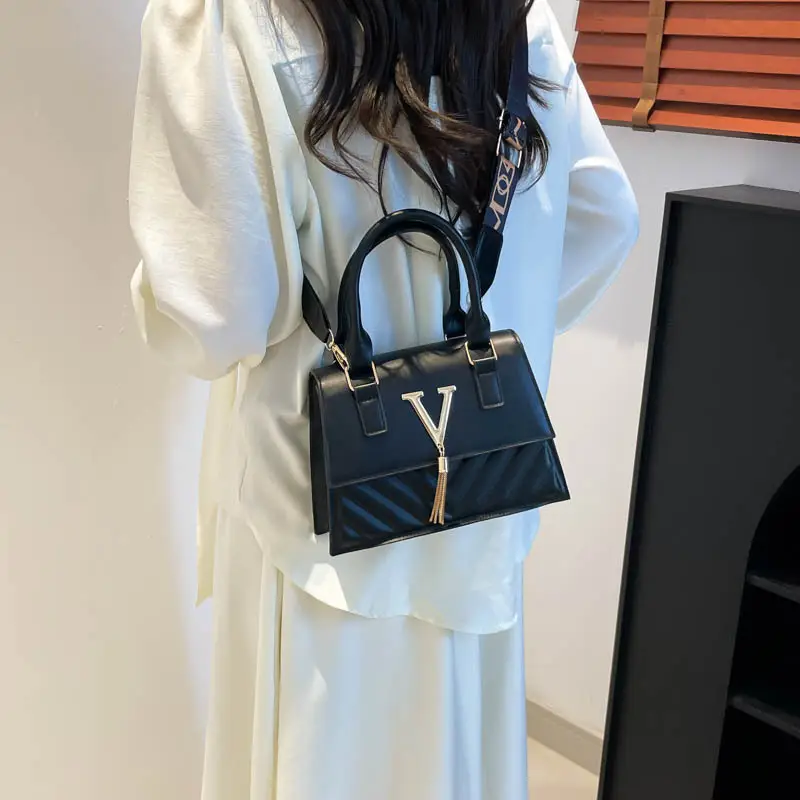 Women's High-end Crossbody Bags Multi-color Square Design - Image 9