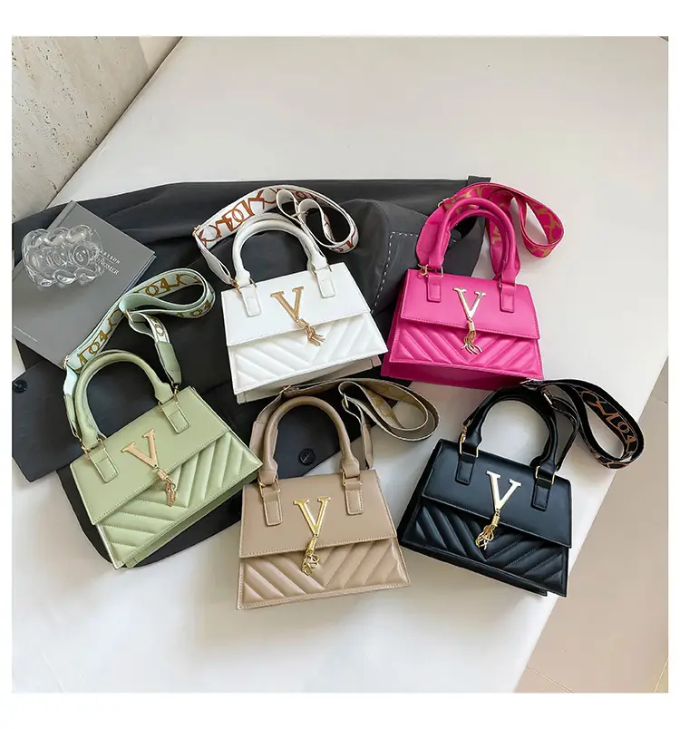 Women's High-end Crossbody Bags Multi-color Square Design — feature 27