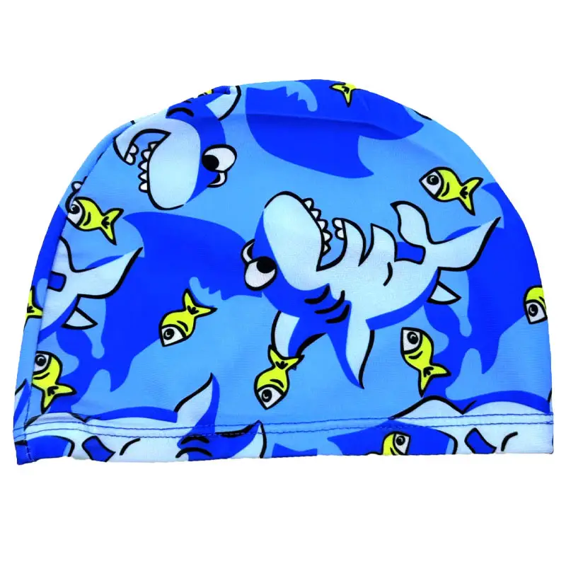 Children's Swimming Cap Cartoon Comfortable Ear Protection Girls Boys Cute Kidsren Middle and Large Kidsren Breathable Swimming Pool Swimming Cap Wholesale