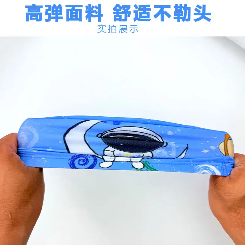 Children's Swimming Cap Cartoon Comfortable Ear Protection Girls Boys Cute Kidsren Middle and Large Kidsren Breathable Swimming Pool Swimming Cap Wholesale — feature 4