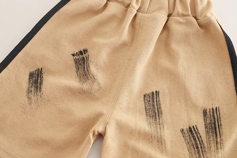 Kids Summer T-Shirt Set Cream 36 Graphic Pants — feature 18